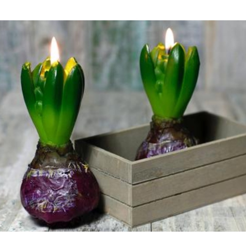ROOST Spring Bulb Candles, Set of Five, Realistic